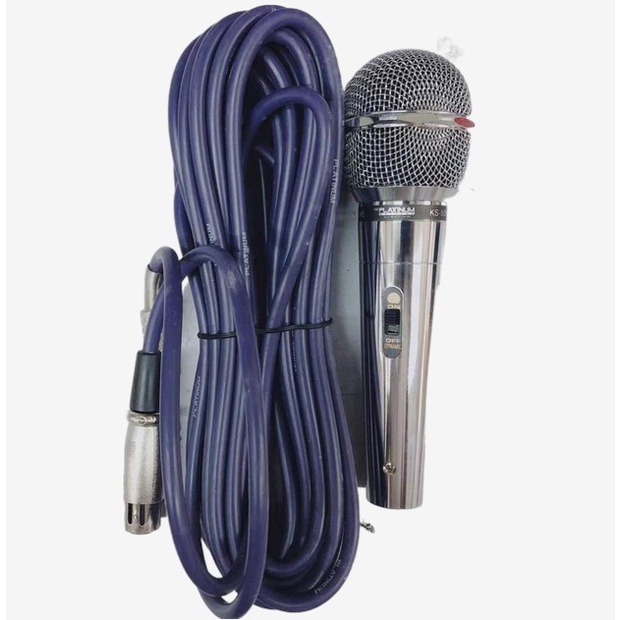 NEWCOD KS-5000 The platinum Karaoke Heavy Duty wired mic microphone best for videoke player