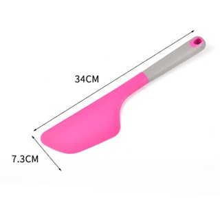 NEWCOD۩◄33cm Non Stick Omelette Spatula Turner Cake Cream Spatula Butter Scraper Flour Mixing Bakin #3