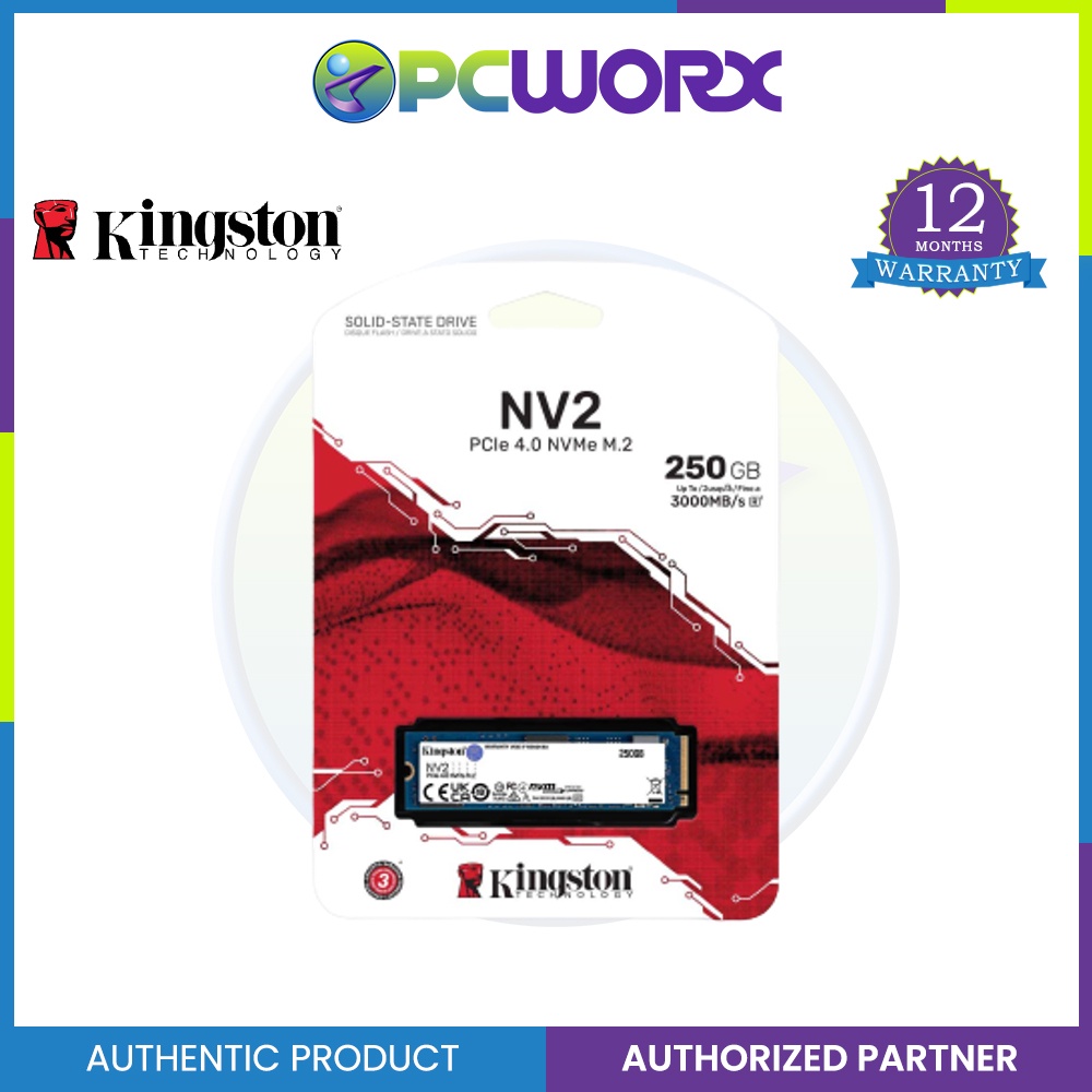 Kingston SNVS/250G 250GB NV1/SNV2S/250G 250BG NV2 M.2 2280 NVMe PCIe ...