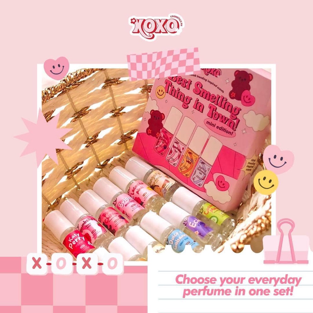 Xoxo Cosmetics Mini Edition 12 Scents (Limited Edition Only) Shopee