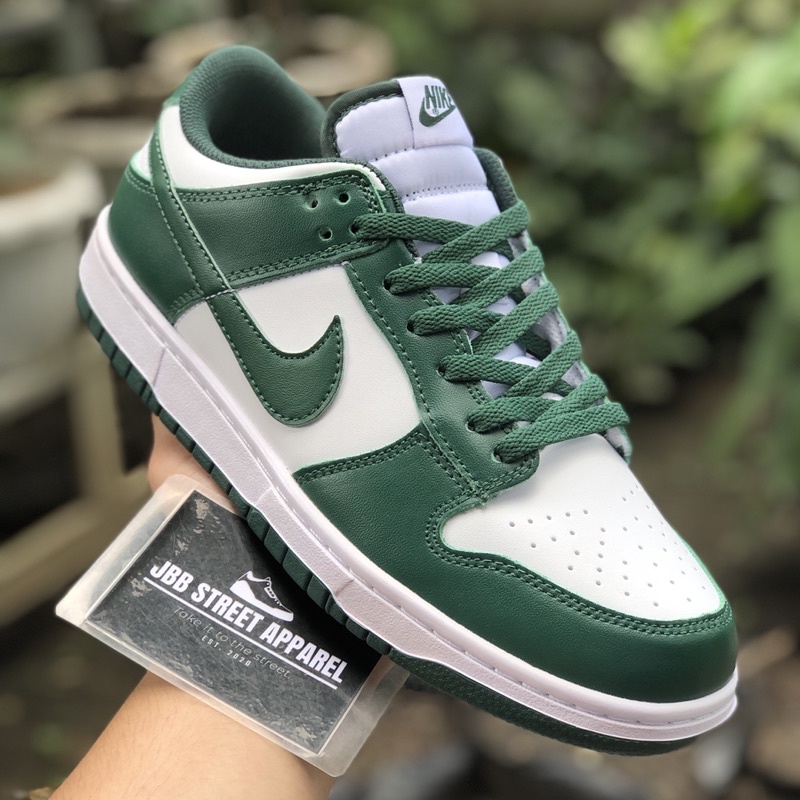 NIKE DUNK LOW "White Green" (HIGHEST QUALITY) shoes For Men & Women