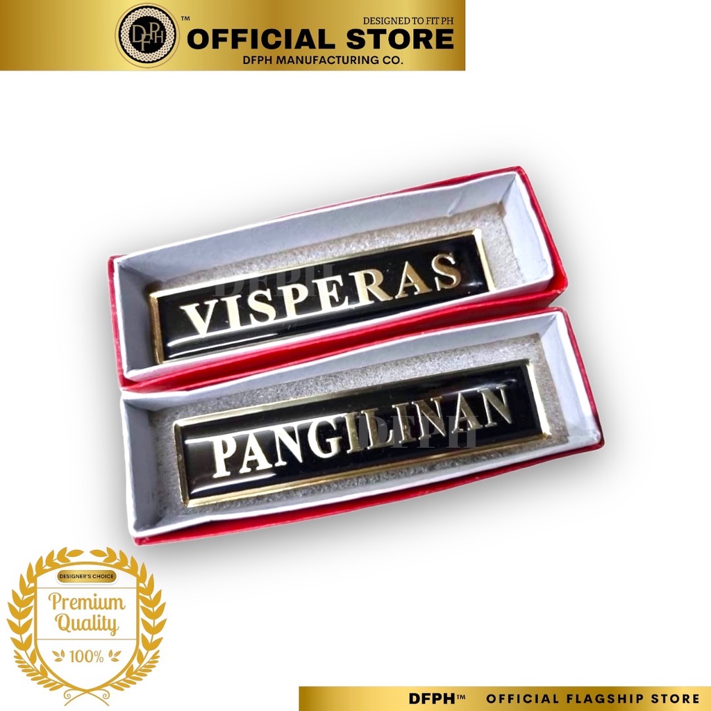 PCGA Name Plate Shopee Philippines