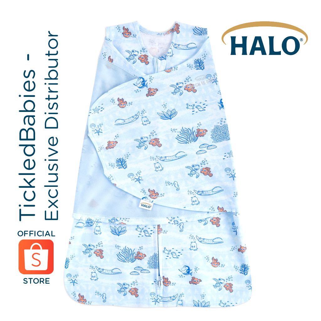 HALO Sleepsack Multiway Swaddle Finding Nemo Tie Dye ( sleep sack