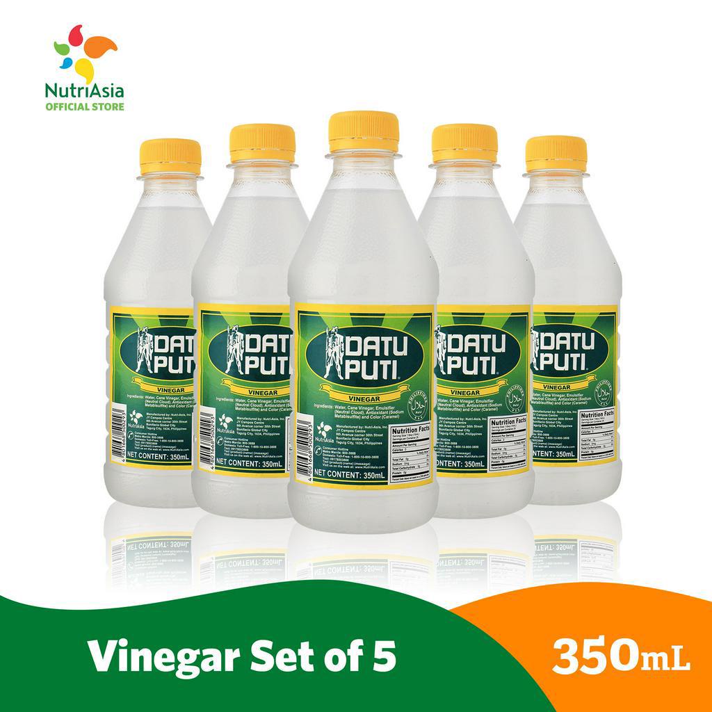 Datu Puti White Vinegar 350 ml Set of 5 Shopee Philippines