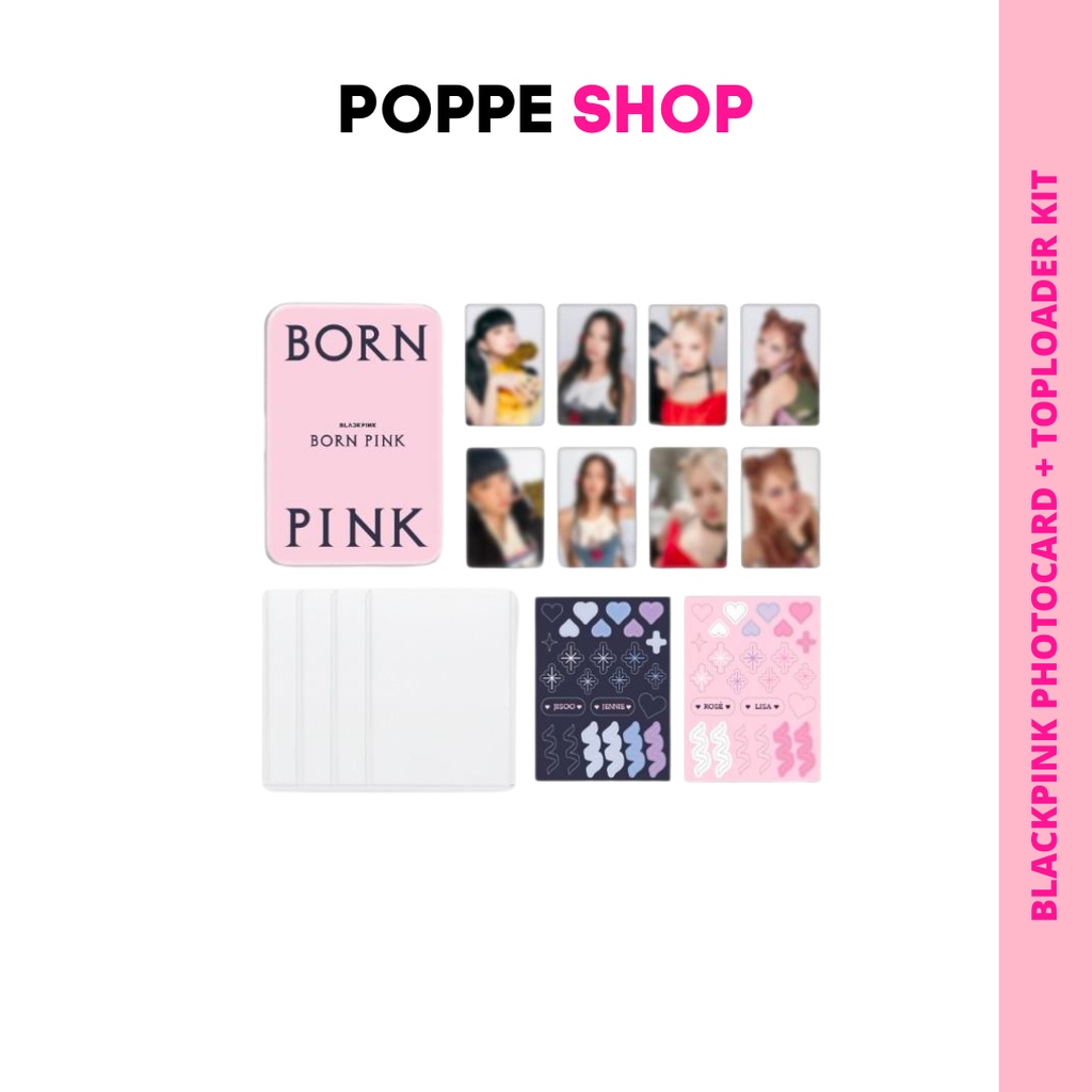 [ONHAND] BLACKPINK BORN PINK MERCH PHOTOCARD + TOPLOADER KIT | Shopee ...