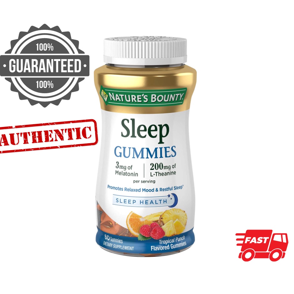 Nature's Bounty Sleep Gummies, 3mg Melatonin Shopee Philippines
