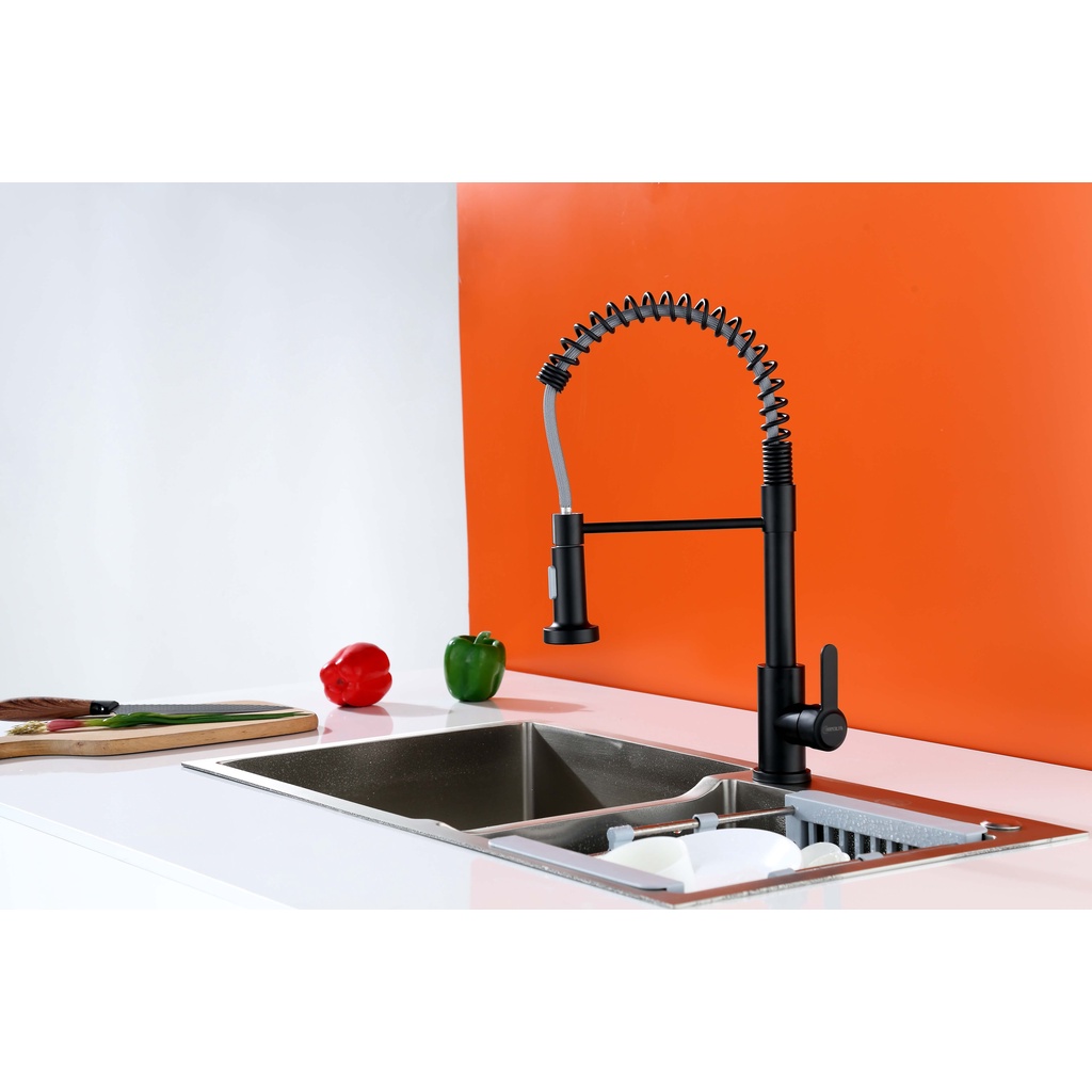 COOPER.PH German faucet stainless hot and cold water rotary pull 360