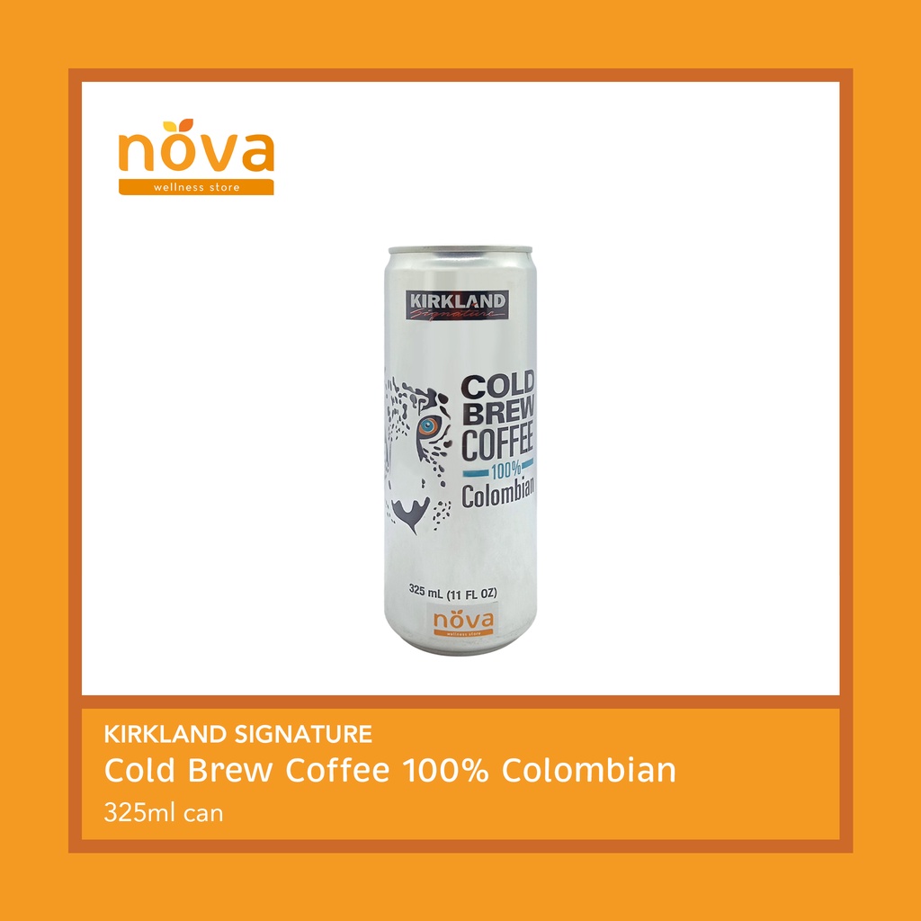 Kirkland Signature Cold Brew Coffee 100 Colombian 325ml (can) Shopee