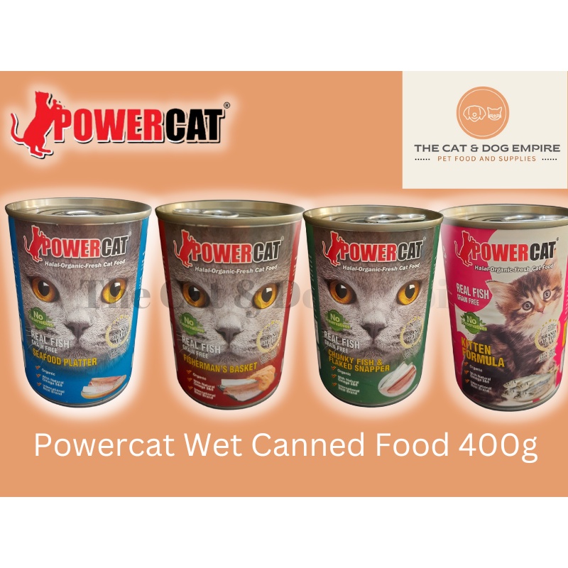 Powercat Wet Canned Cat Food 400g Shopee Philippines