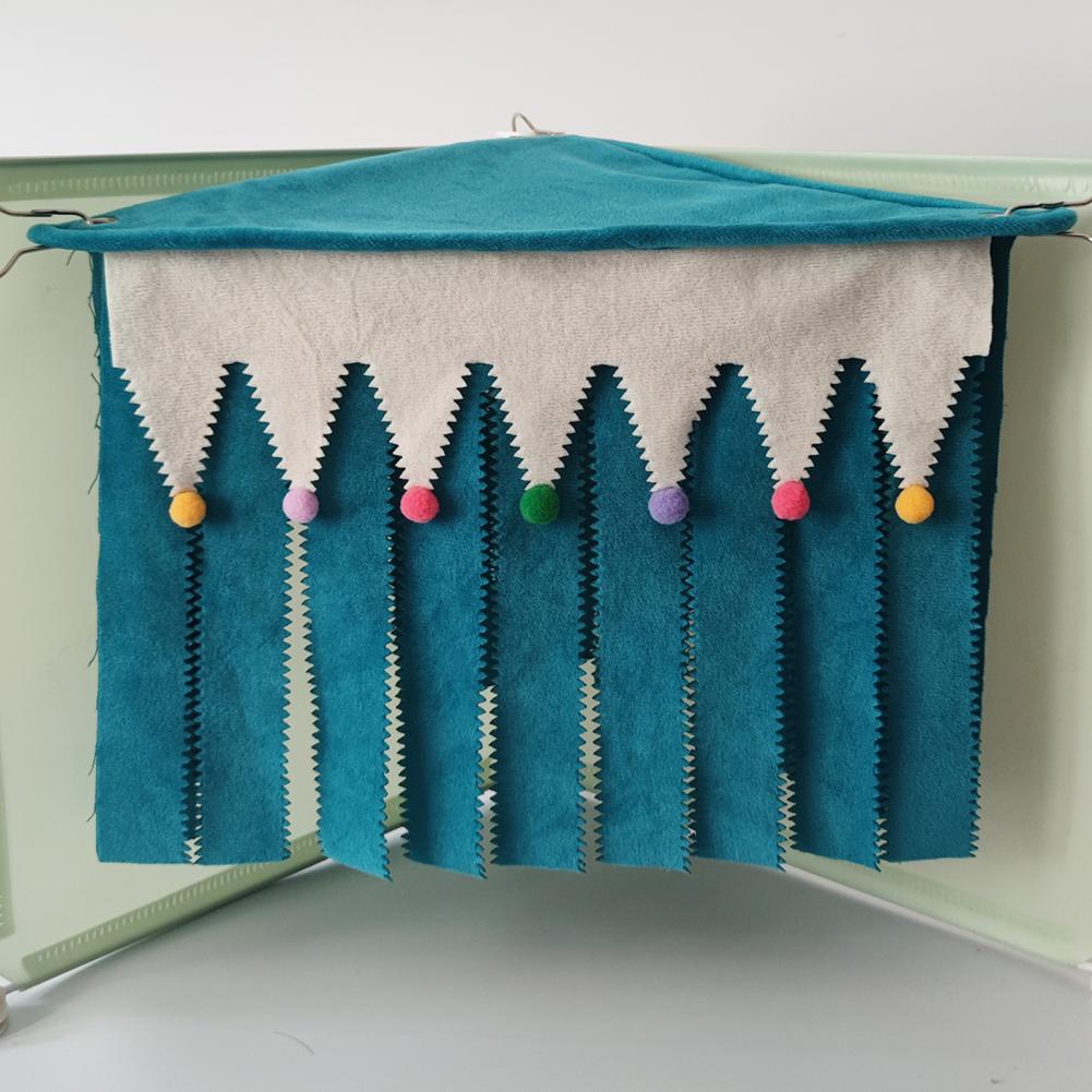 Hamster Hammock Three side Tassel Pet DIY Hideout Hut Toy Small Animal Supplies Hamster Hideout Anim #4