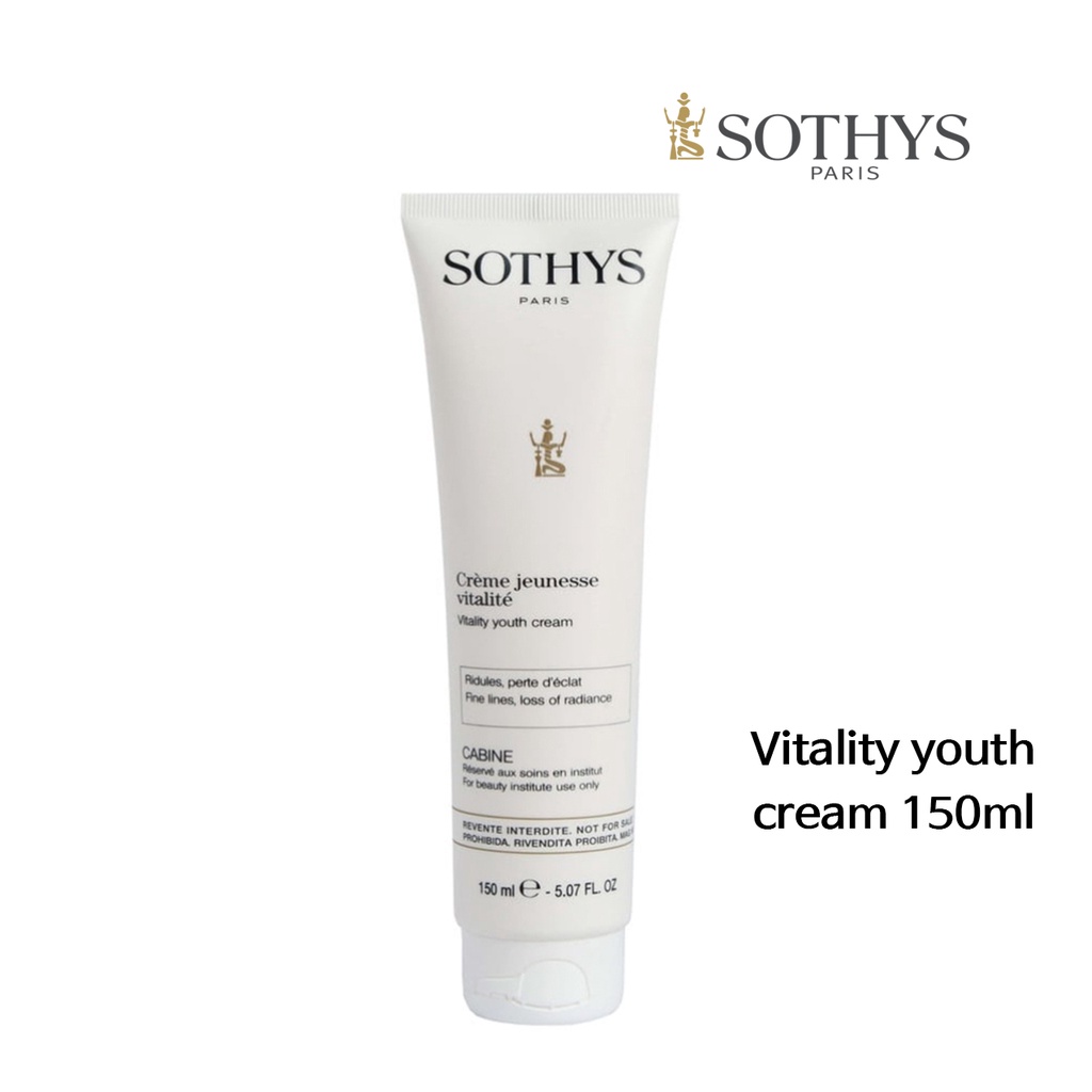 sothys vitality youth cream 150ml (skin texture, glow, moisture, aging