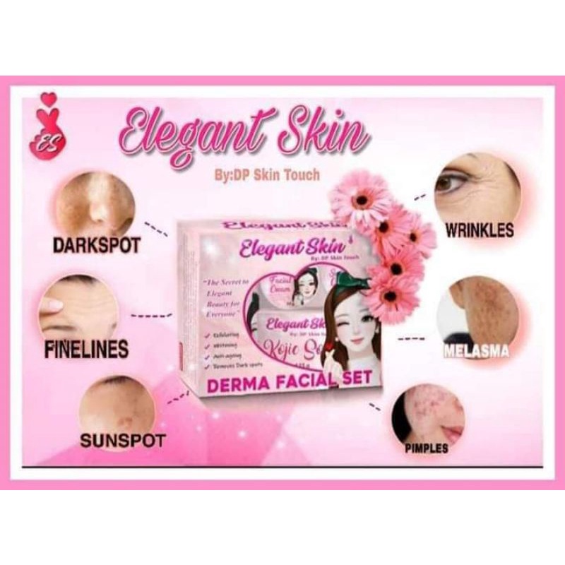 Elegant derma facial set (Melasma ,pimples set ) Shopee Philippines