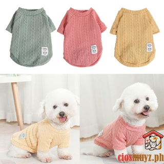 Dog Sweater Clothes Puppy Pet Cat Clothes Sweater Jacket Coat Winter Fashion Soft For Small Dogs Clothes for shih tzu