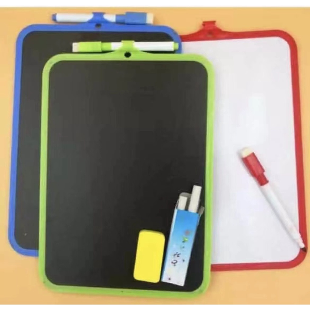 Luckyever 2in1 board (whiteboard & blackboard) Shopee Philippines