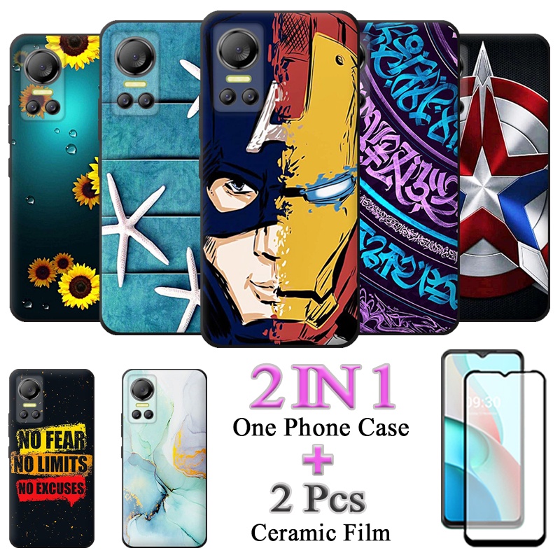 2 IN1 ITEL Vision 5 S663LC S18 S663L Ceramic Matte Full Film Protective