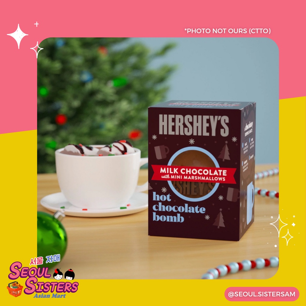 Hersheys Hot Chocolate Bomb Filled with Mini Marshmallows 1.25 oz/box ...