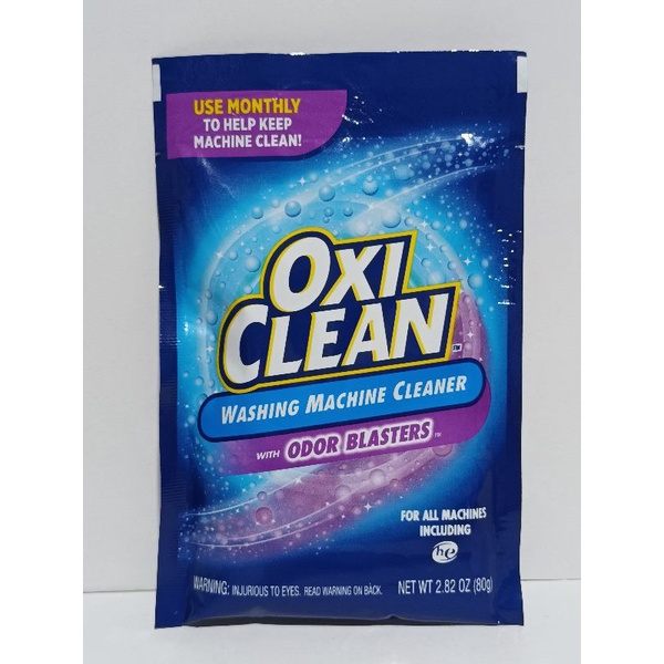OxiClean Washing Machine Cleaner with, ODOR BLASTERS, 1 pouch 80g Shopee Philippines