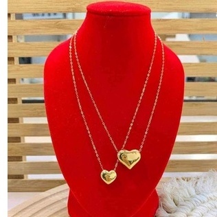 IVANA NECKLACE WITH TAUCO CHAIN 18K SAUDI GOLD | Shopee Philippines