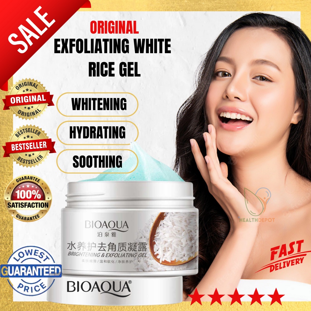 Effective Rice Exfoliating Gel Brightening soft and mild for Face Anti ...