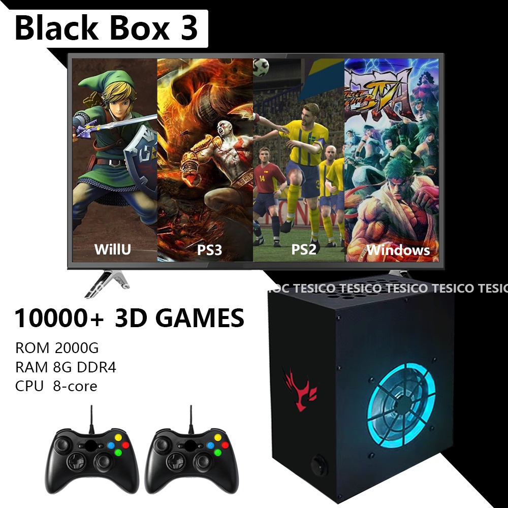 Gaming Box Retro Video Game Console Batocera OS 80+Emulators 2T HDD For