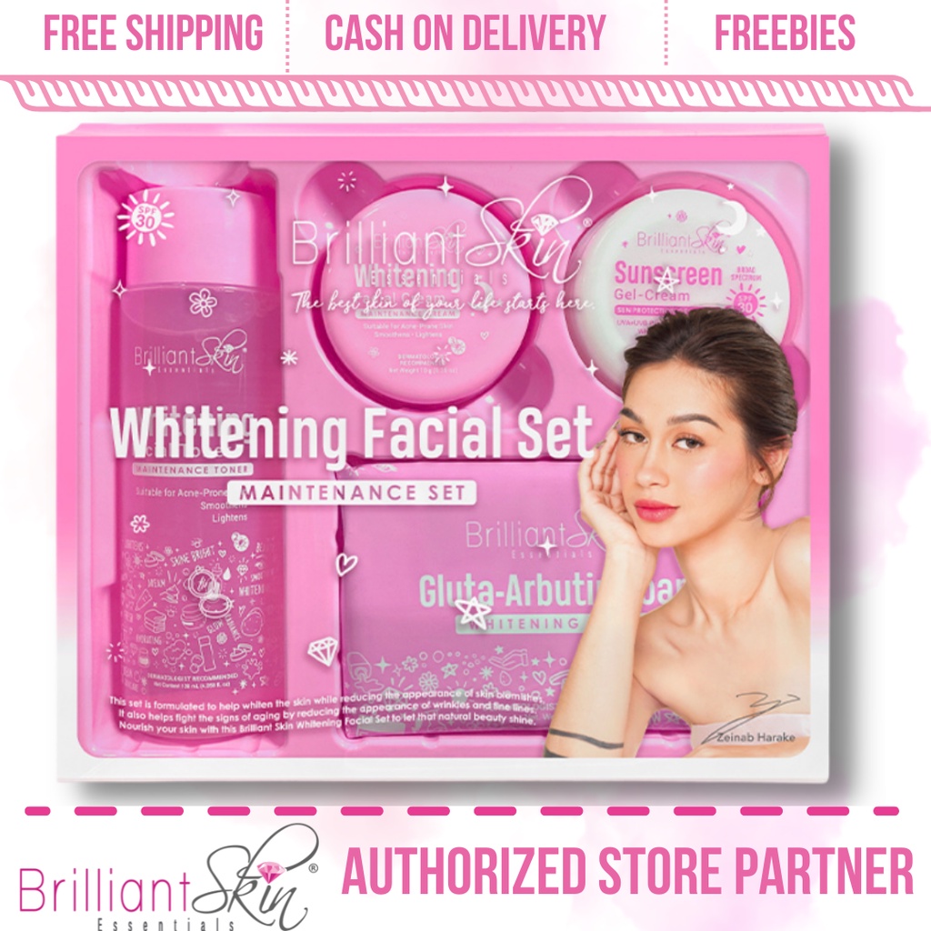 Orig Brilliant Skin Zeinab Whitening Facial Set Shopee Philippines