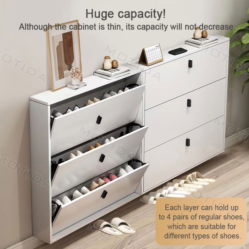 Shoe Cabinet Wooden Shoe Cabinet Flip Shoe Cabinet Storage Shoe Rack ...