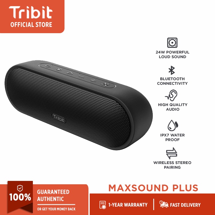 UPGRADED Tribit MaxSound Plus / ThunderBox Plus Portable Bluetooth ...