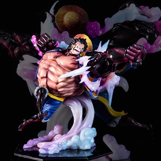 One Piece Luffy GK Battle Form Four Gear Bounce Luffy Anime Statue Model Decoration Anime Peripheral Hand Office