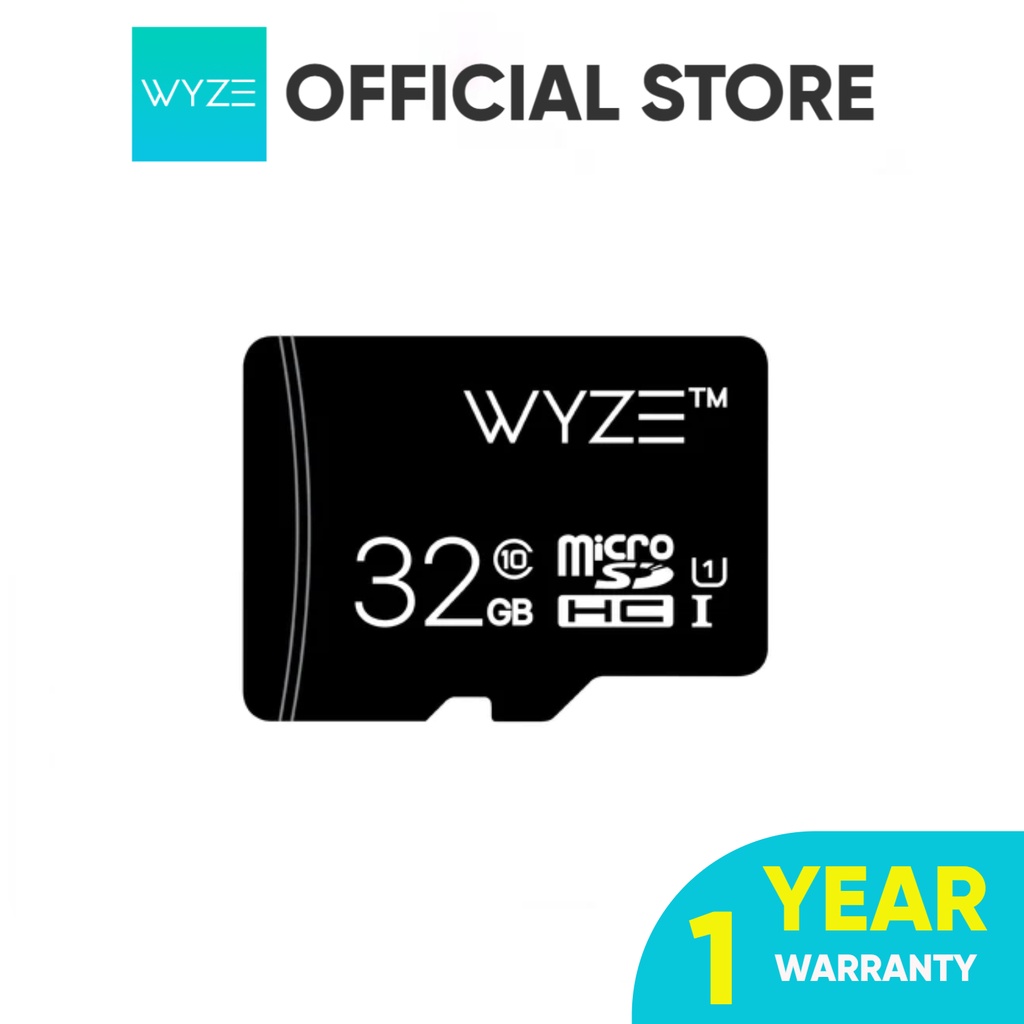 WYZE Expandable Storage 32gb Micro Sdhc Card Class 10 Black For Cctv