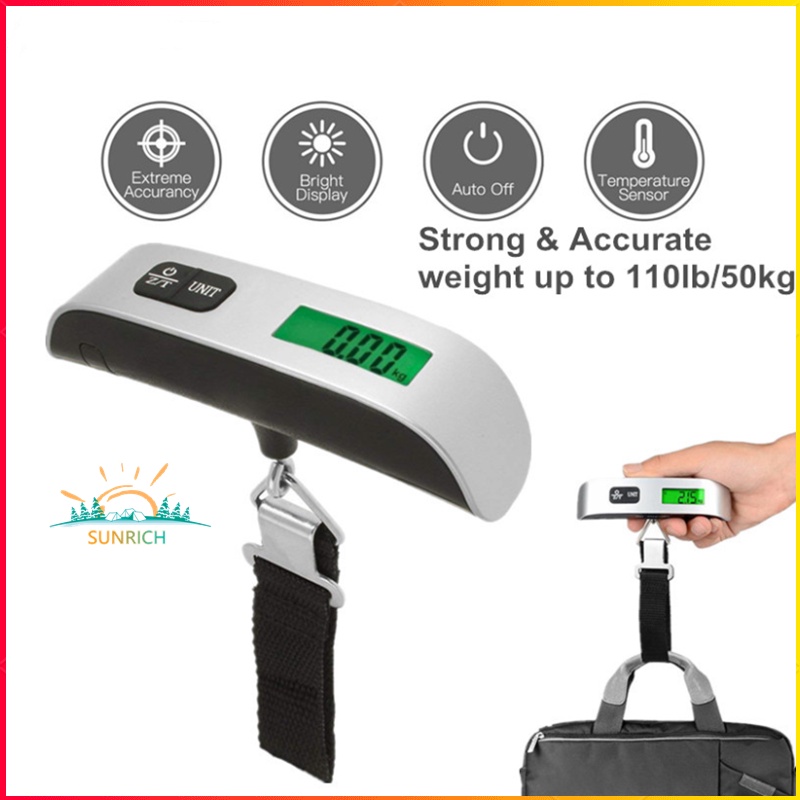 Digital Luggage Scale with Backlight Electronic Portable Suitcase