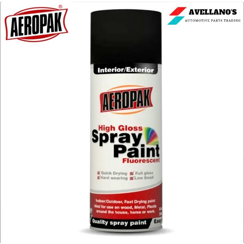 AEROPAK HIGH TEMP SPRAY PAINT (BLACK) 400ml Shopee Philippines