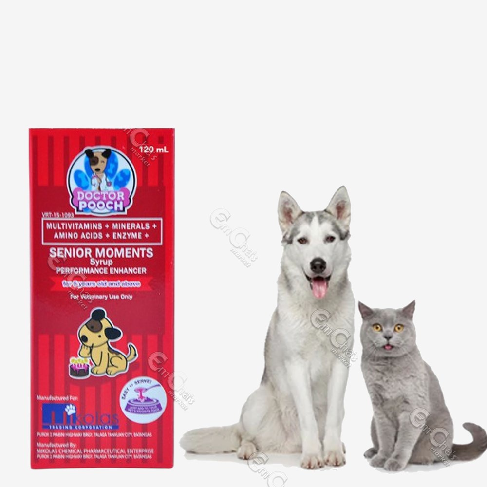 Sexual Wellness.ln stockNEW﹊LIMITED PRODUCT: Doctor Pooch (RED BOX) Senior Moments MultiVitamins (