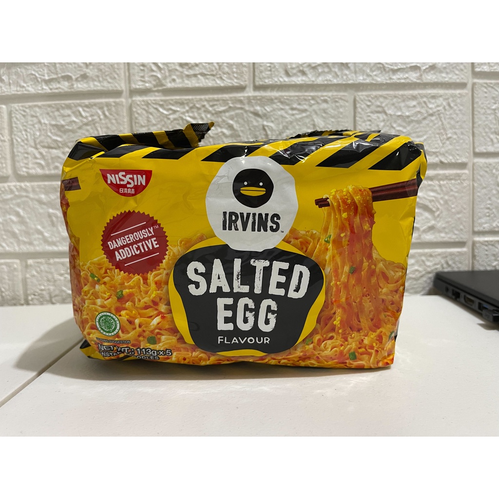 Irvin's Original Salted Egg Instant Noodles - Nissin - 5 Pieces Per ...