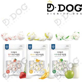 【 DIGNITY DOG 】 42g Dog Treats Pet Dental Chew Dogs Oral care Snacks Pets Milk Apple Strawberry Banana 3 tastes