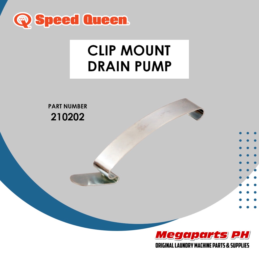 Speed Queen Clip Mount for Drain Pump of Topload Washer (Genuine Parts