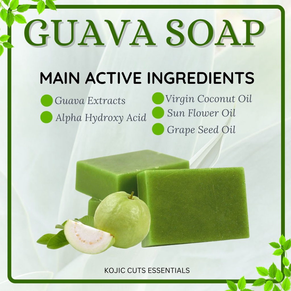 GUAVA SOAP BAR 135 GRAMS | Shopee Philippines