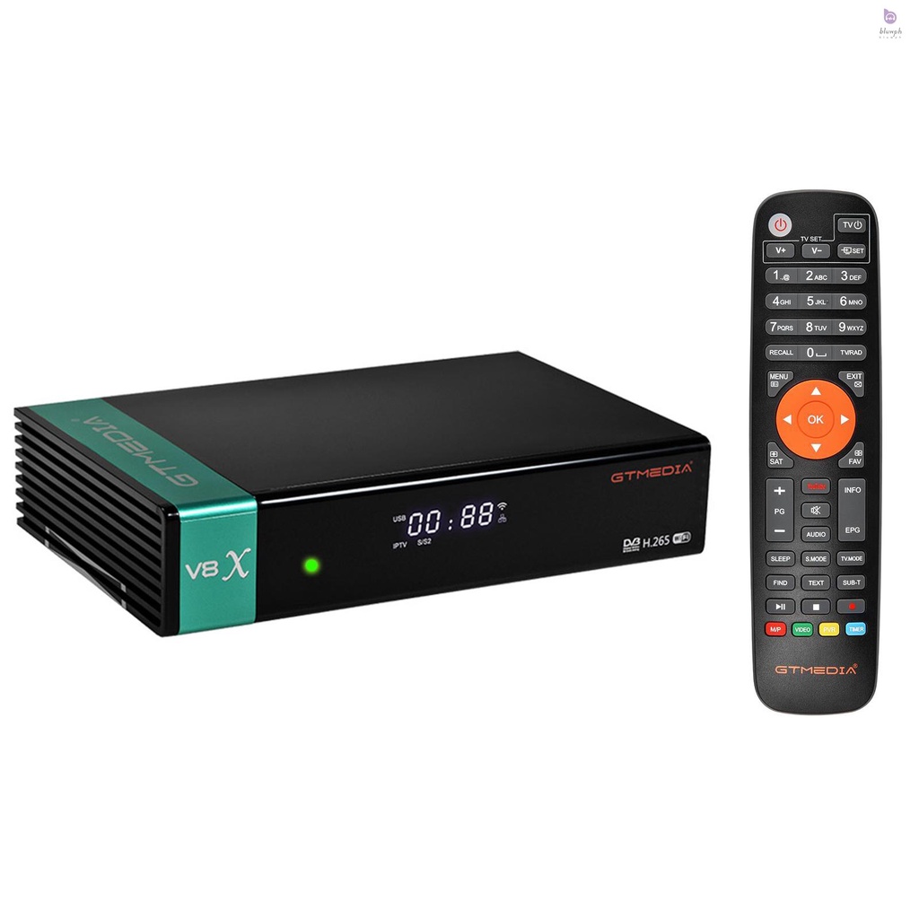 43.58€ for ECAMD V8X DVB-S2 Signal Receiver Set Top Box Receiver VCM/ACM/Multi-stream Digital TV Sig