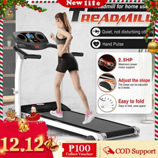 New Life2.5hp electric treadmill household multi-function widening folding treadmil