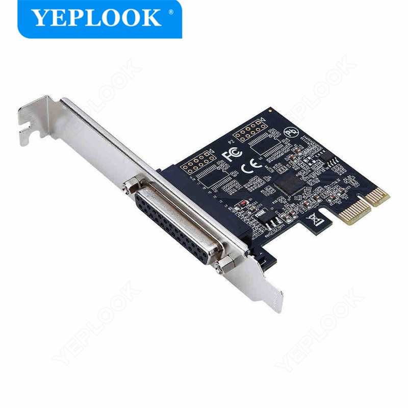 Pcie X Db Parallel Port Lpt Printer Pci E To Parallel Port Expansion Card Adapter Converter