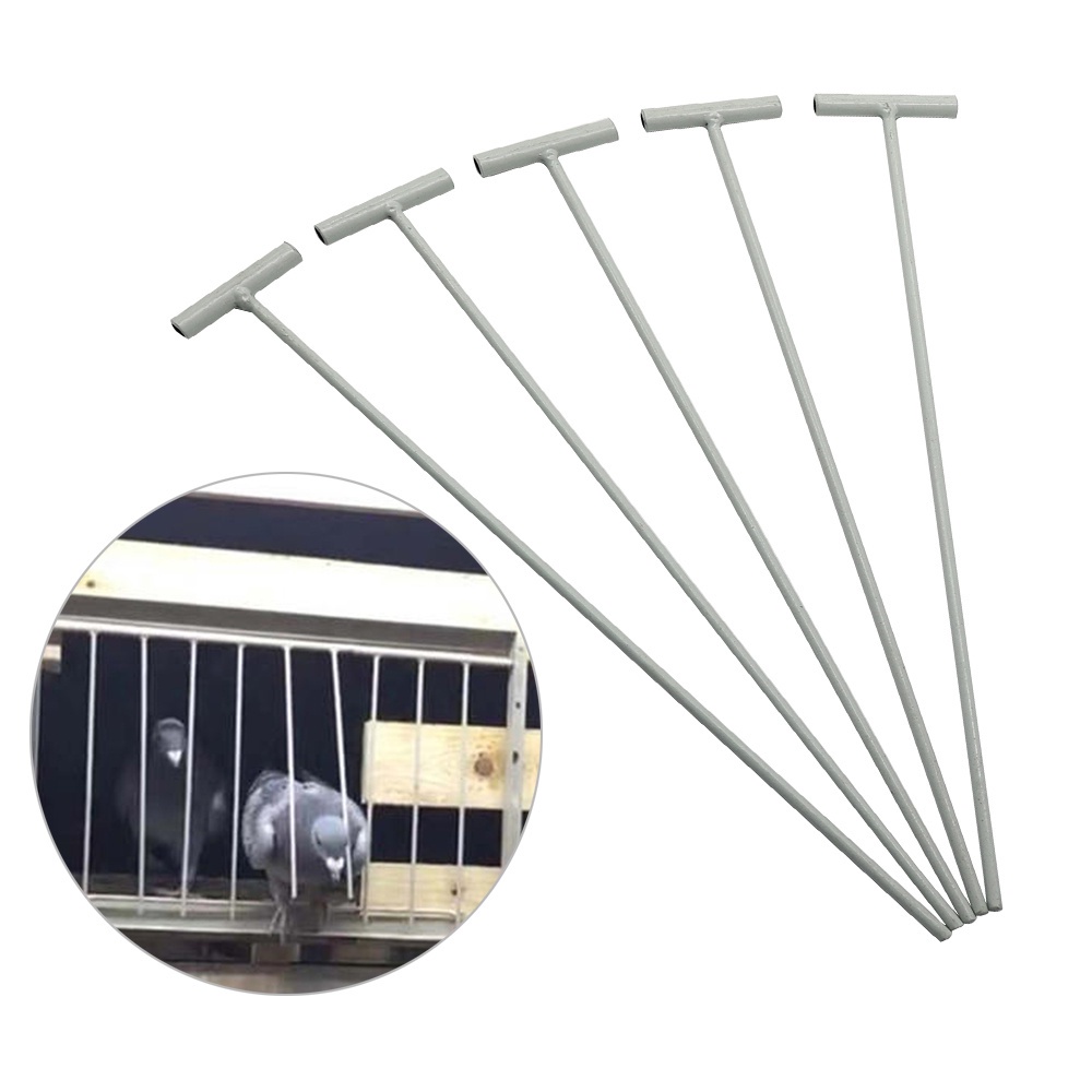 5 Pcs Pigeon Door Single T-Trap Racing Pigeon Cage Door One-way door strip T Entrance Wire Trap Door #1