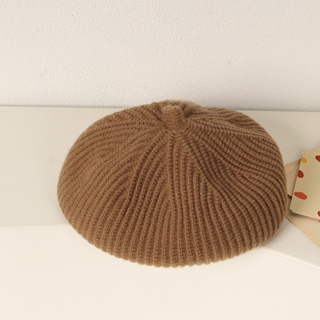 In stockNEWKorean Winter Baby Beret Hat Autumn Solid Bump Stripes Children's Knitted Berets Hats Fo #5
