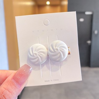 Net Red Funny Food Hairpin Cute Cartoon Steamed Bun Dumplings Hairpin Hairpin with Broken Hair Clip Korean Style Hairpin #6