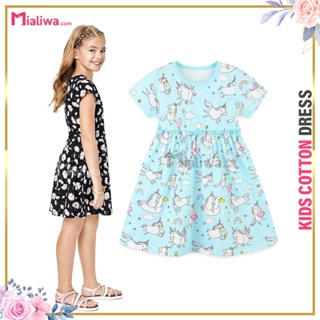Kids Cotton Dress For Girls 1-8 Yrs Old, Casual Stylish Outfit Fashion Sexy Tops Birthday Girl Dress #2