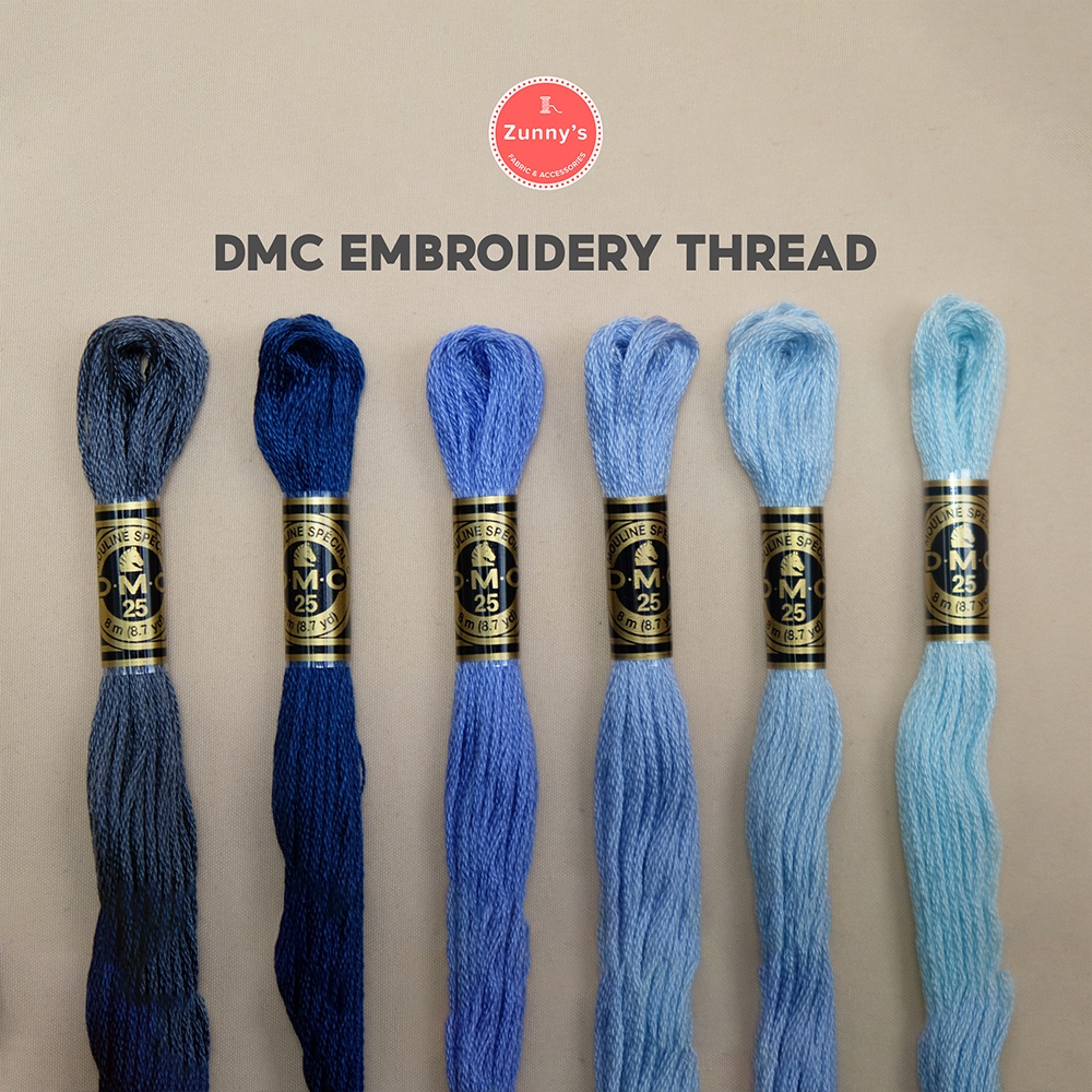 DMC Embroidery Thread (Color 758799) Floss Cross Stitch Set K Plain Shopee Philippines