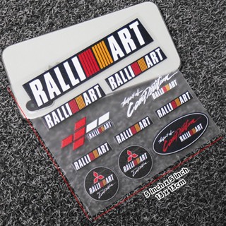 Mitsubishi Ralliart Sport Performance Sticker Decal Logo Stripe ...