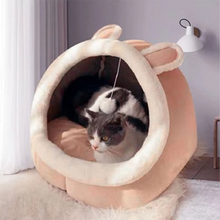 （COD) Cat Bed Cartoon Pet Bed Foldable Removable Washable Pet Sleeping Bed for Cat Dog House #2