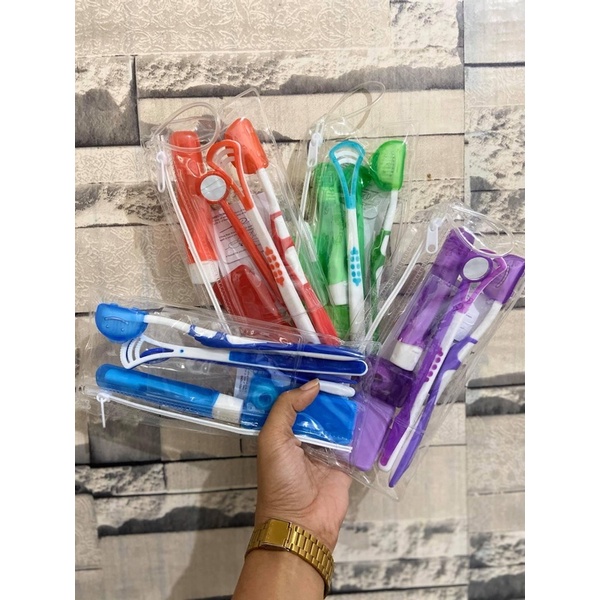 Ortho kit orthodontics oral cleaning brace toothbrush Shopee Philippines