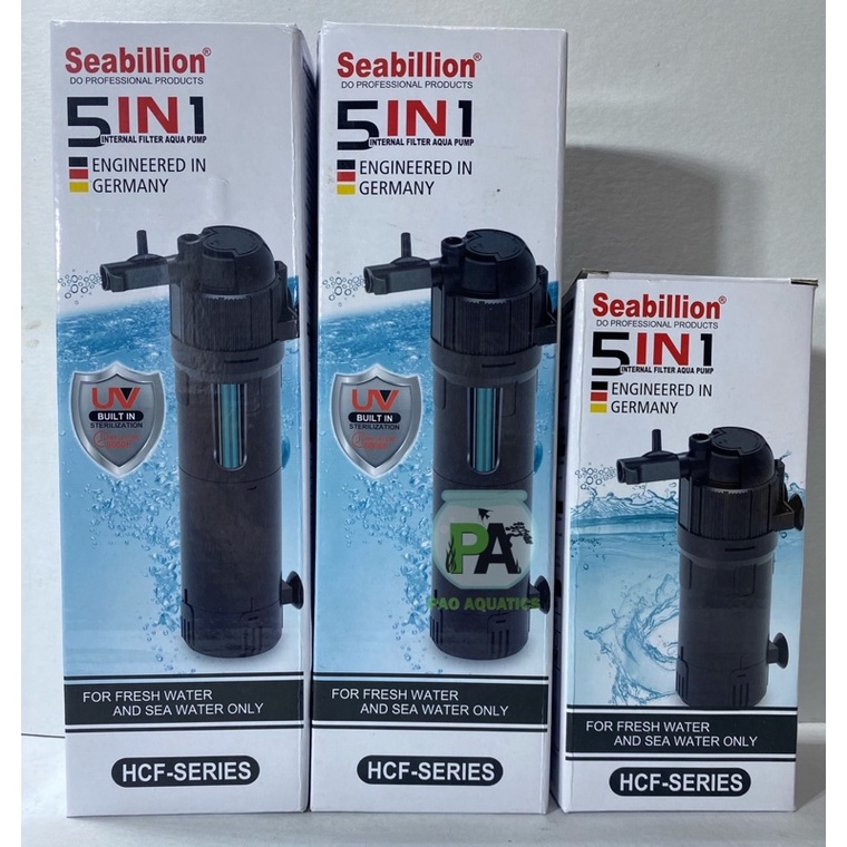Seabillion 5in1 Uv Ultra Violet Internal Filter Aqua Pump Shopee