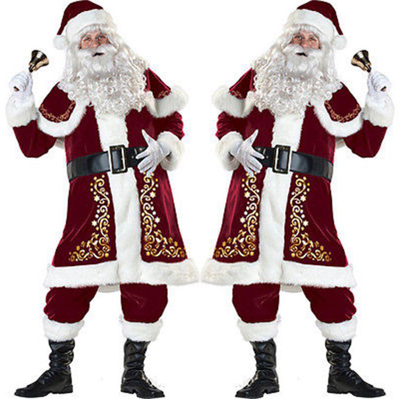Boland 13418 Partybrille – Santa Claus – Weihnachtsmannbrille Mit Goldener Fassung – Kostüm-Accessoire – Für Karneval & Mottoparty