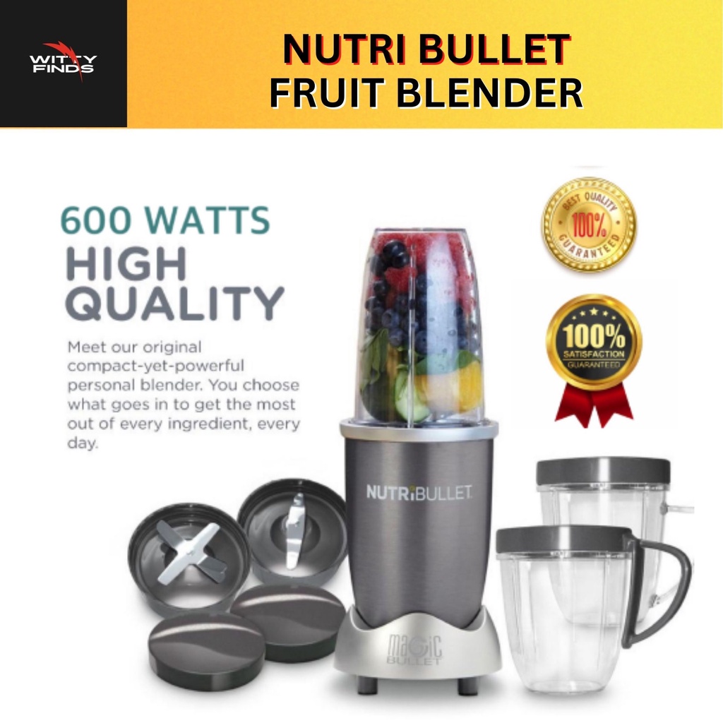 600 WATTS HIGH QUALITY AUTHENTIC NUTRI BULLETs BLENDER FRUIT EXTRACTOR